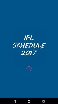 Schedule of IPL 2017 Screen Shot 0