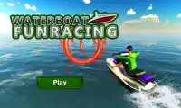 Water Power Boat Racing: Fun Racer Screen Shot 0