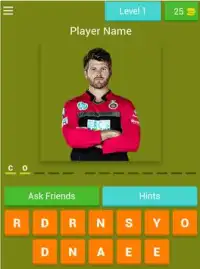 IPL Guess the Cricketer Name Screen Shot 0