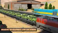 Army Train Driving 3D - Cargo Transport Sim Screen Shot 5