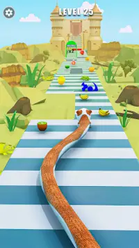 뱀 전투 회충 게임 Screen Shot 0