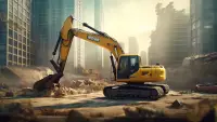 Road Construction Builder Game Screen Shot 0