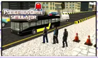 Polícia Bus Driving Simulator Screen Shot 3