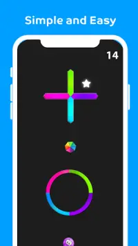Infinity Leaping - a new color switching game Screen Shot 1