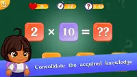 数学ゲーム-掛け算と割り算、足し算と引き算の表 (2x2) Screen Shot 1