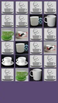 Café Jeu de mémoire tasse Screen Shot 1