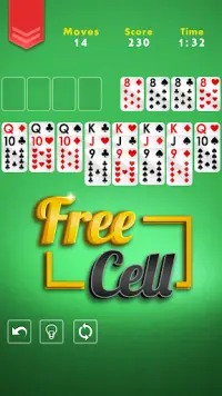 FreeCell - Free Classic Casino Card Game Screen Shot 0