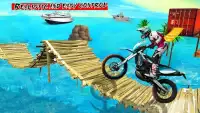 Stunt Bike Games Gratis: Tricky Stunts Bike Game Screen Shot 0