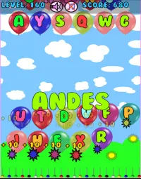 Popping Letters - Free Screen Shot 3