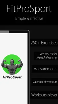 Fitness Trainer FitProSport Screen Shot 2