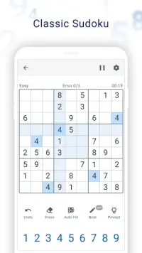 Sudoku - Free Classic brain puzzle, Number game Screen Shot 0