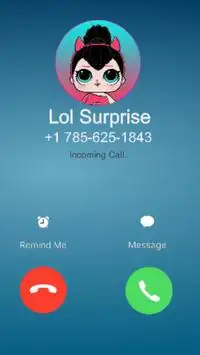 LOL Dolls Surprise fake call Pocket Screen Shot 3