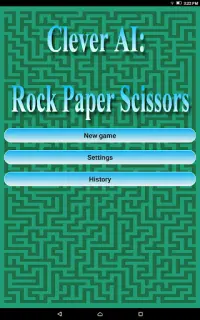 Clever AI: Rock Paper Scissors Screen Shot 0