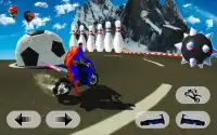 Superhero Bike Racing Stunt Impossible Track Screen Shot 3