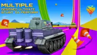 Tank Ramp Stunts - War Machine Game Screen Shot 2