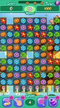 Blossom Crush - Best Flower Crush Mania Game Screen Shot 4