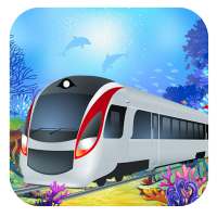 Simulador de trem subaquático: Jogos de trem 🚄
