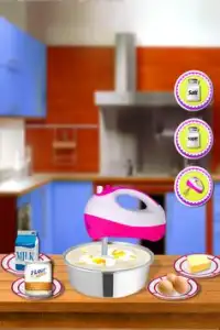 Küçük Kekler  yemek oyunları Screen Shot 2