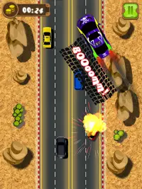 Mad Car Drive 2D: Crazy Driver Screen Shot 12