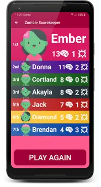 Zombie Scorekeeper 🧠 Zombie Dice Companion App Screen Shot 3