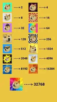 Doge 2048 Screen Shot 3