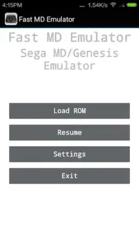Fast MD/Genesis Emulator Screen Shot 0