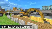 Sand penggali trak Sim 2016 Screen Shot 14