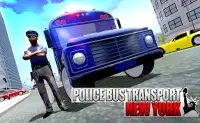 Politie Bus Transport New York Screen Shot 1