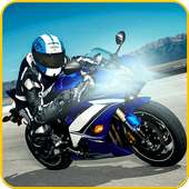 Echter Verkehr Moto Bike Racer