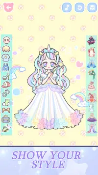 Anime vinde princesa vestir-se Screen Shot 0