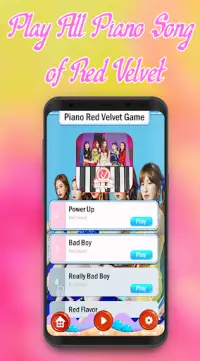 Piano Red Velvet Game : Really Bad Boy Screen Shot 1