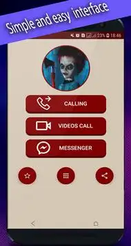 scary glen doll video call and chat simulator Screen Shot 2