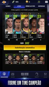 Jogo de Basquete NBA NOW móvel Screen Shot 3