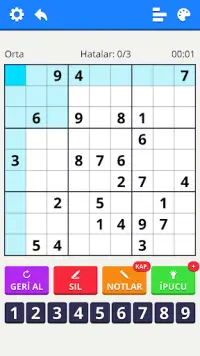 Sudoku Levels Günlük Yapbozlar Screen Shot 3