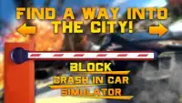 Bloco Bater no carro Simulator Screen Shot 2