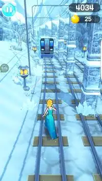 Princesa de gelo do metrô Screen Shot 5