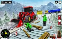Snow Road Crane Simulator 3D Screen Shot 4