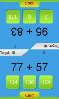 Flick Math - A Math Game Screen Shot 4