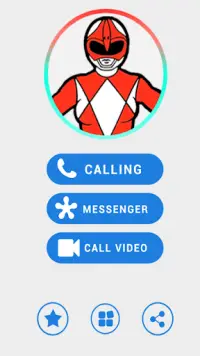Power's Hero Rangers Video Call & Chat Simulator Screen Shot 0