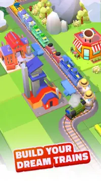 Board Trains Empire－Idle Simulator Management Game Screen Shot 1