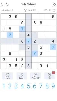 Sudoku - ปริศนาซูโดกุคลาสสิก Screen Shot 0