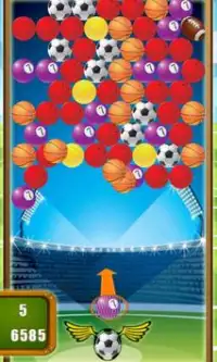 Bubble Shooter Sports Screen Shot 4