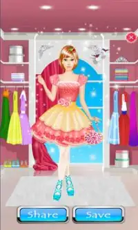 College Girl Princess Dress Up Game For Girls Screen Shot 2