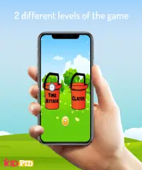 Kidpid Ball & Bucket - Free Color Matching Game Screen Shot 2