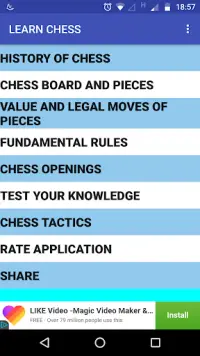 Learn Chess Screen Shot 0