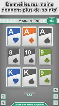 Poker Solitaire 5/9 Screen Shot 2