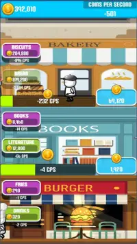 Burger Shop  tycoon - clicker idle Screen Shot 1