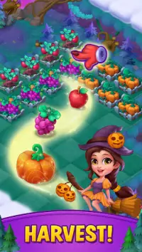 Merge Witches-Match Puzzles Screen Shot 1