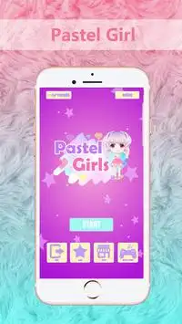 Princess Pastel Girl Dress Up-Anime Dress Up Girl Screen Shot 0
