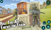 Military Train Shooting Game: Euro Train Simulator Screen Shot 6